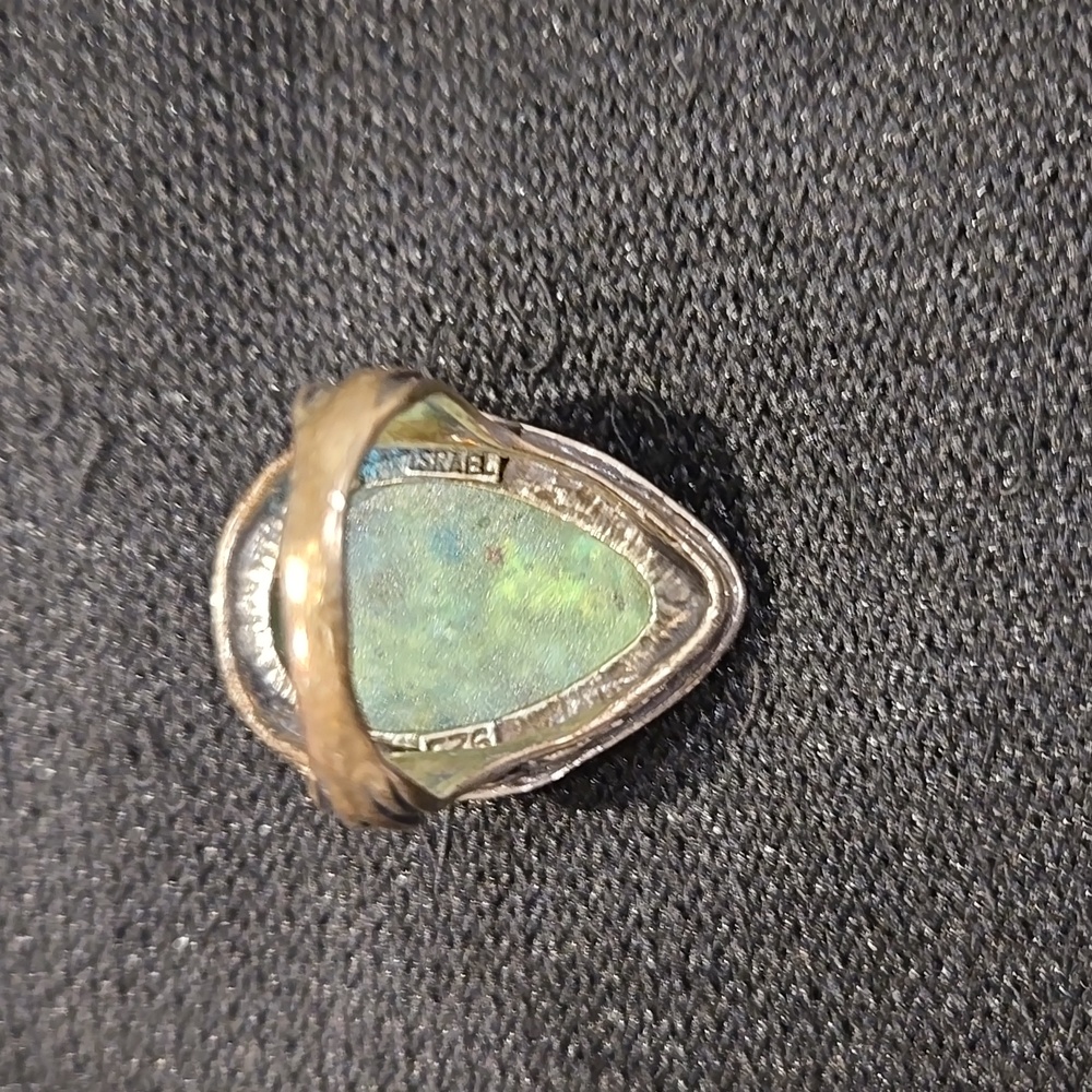 Silver Stone Bracelet and Ring Set - Picture 6 of 7